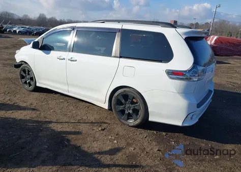 2014 Toyota Sienna Sport from USA, damaged, VIN 5TDXK3DC7ES447878